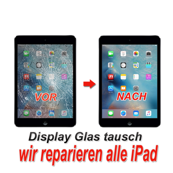 Apple iPad Air 2 (A1566 / A1567) Display Touch Glas